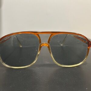 Vintage Classic Brown Aviator Sunglasses